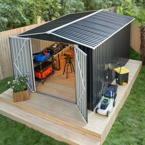polar aurora storage shed carport category